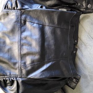 Black Faux Leather Jacket